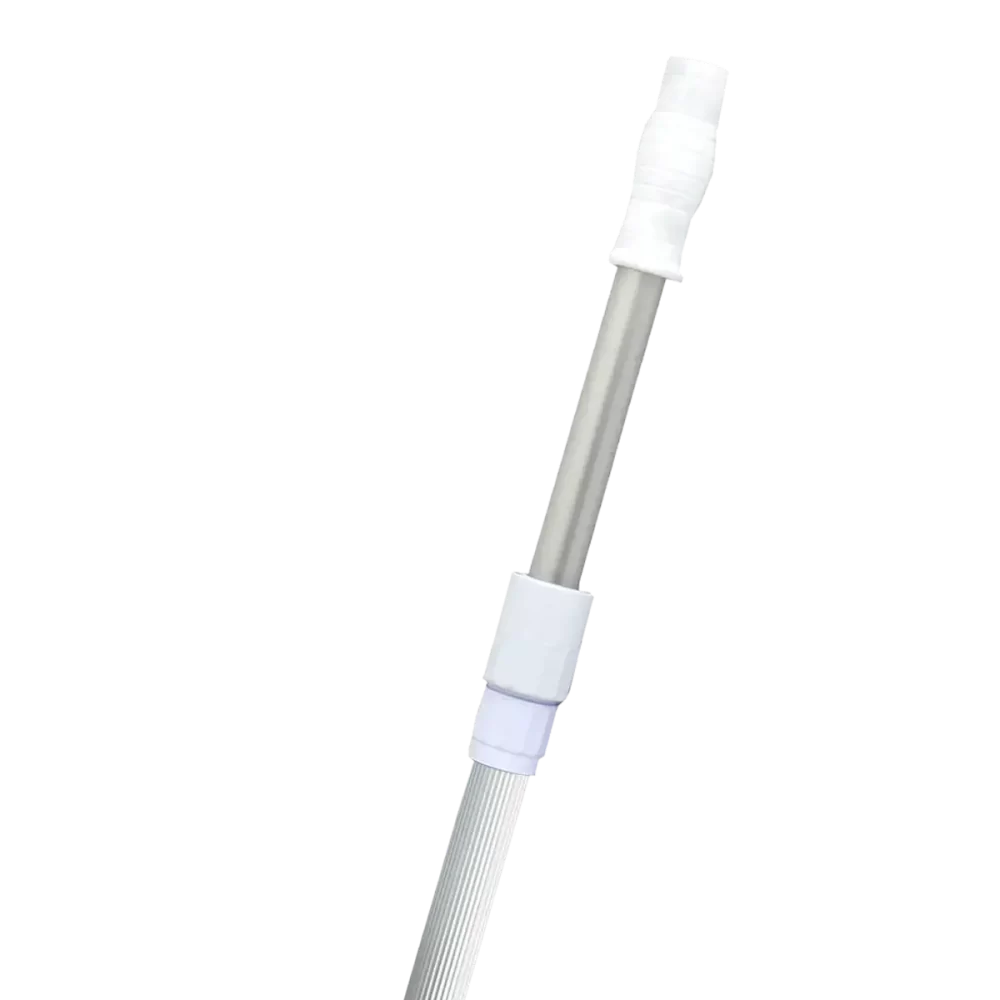 Mango de aluminio telescópico estriado Vulcano 32x3,60 para accesorios de pileta