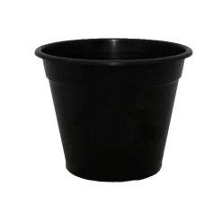 Maceta plástica Eco Reciclada Nº14 Beruplast color natural, fabricada con material reciclado, ideal para suculentas y plantas pequeñas.