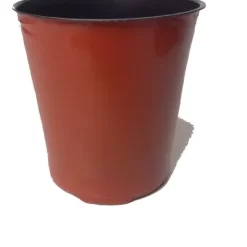Maceta soplada termoformada N.º 9 terracota plástica 9 cm diámetro y 8 cm altura