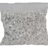 Piedra blanca partida 0.3 JardinX 1 kg, piedra natural lavada y decorativa ideal para macetas, terrarios y jardines pequeños.