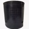 Maceta soplada 8 L N.º 23 plástica negra de 23 cm diámetro y 22 cm altura