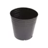 Maceta soplada 3 L N.º 16 plástica negra de 16 cm diámetro y 15 cm altura