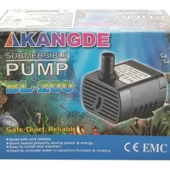 “Bomba sumergible BL-200 para fuente decorativa o estanque pequeño, compacta y silenciosa