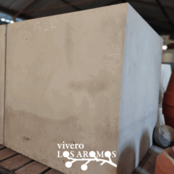 Maceta fibrocemento Cuadrado 80 x 80 x 80 El Fausto, artesanal y resistente para plantas grandes y decoración exterior