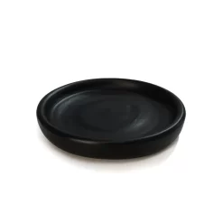 Plato Redondo Nº2 25 cm color El Fausto, base artesanal de fibrocemento para macetas pequeñas o medianas