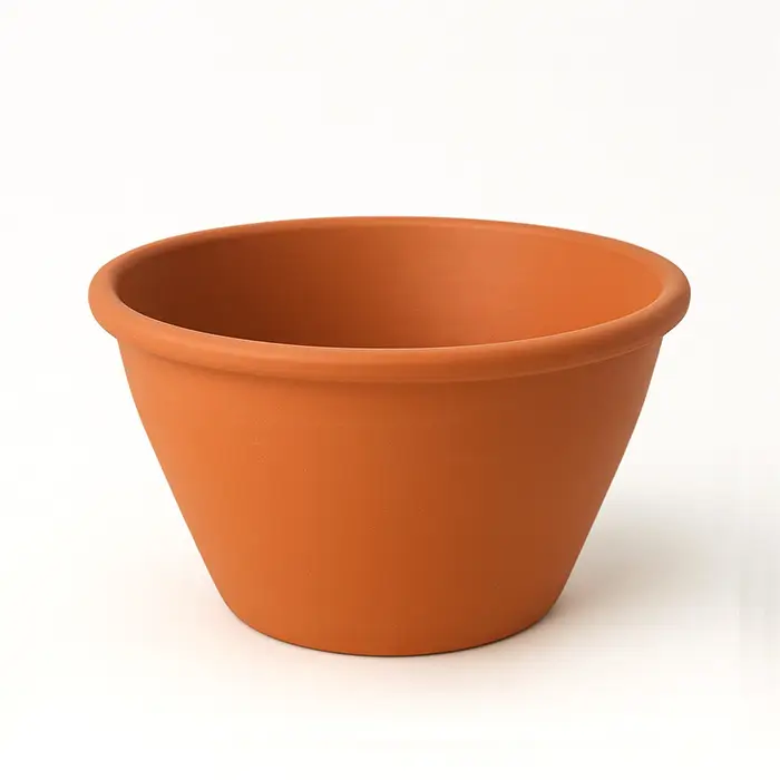 BLUM Maceta Lebrillo Nº22 cerámica de 22 cm de diámetro y 15 cm de altura para cactus, suculentas y plantas ornamentales