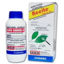 Aceite blanco insecticida y acaricida Grehesa 200 cc para control de plagas en plantas