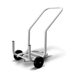 Carro porta filtro VULCANO VC30 con ruedas para sistema de filtración de piscina