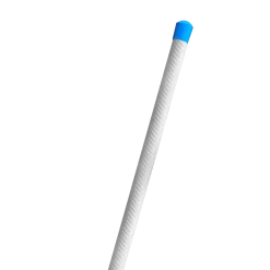 Mango de aluminio Vulcano fijo estriado 19 mm x 1,50 m