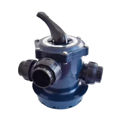 Multiválvula 6 vías VULCANO 1 1/2 pulgadas con uniones modelo 2020 para filtros de piscina