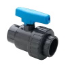 Válvula esférica VULCANO PVC 40 mm PN16 para pegar hembra hembra en sistemas de piscina