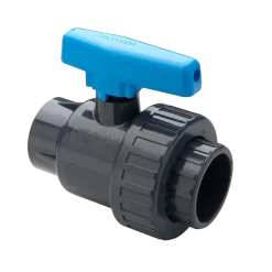 Válvula esférica VULCANO PVC 40 mm PN16 para pegar hembra hembra en sistemas de piscina