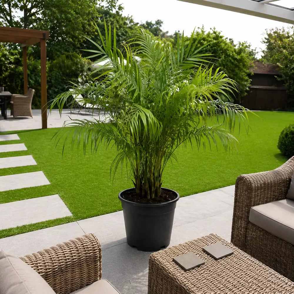 Palmera Phoenix Robelini 10L dos plantas en maceta estilo tropical ornamental