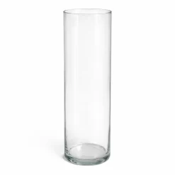 tubo vidrio 7x20 florero cilindrico transparente decoracion minimalista plantas