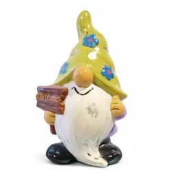 gnomo welcome a81 figura decorativa jardin cartel bienvenida exterior