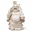 buda sonriente decorativo abundancia hotei color piedra